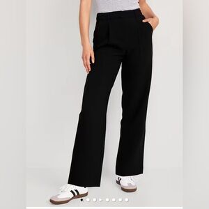 Old Navy Black Extra High-Waisted Taylor Wide-Leg Trouser Pants